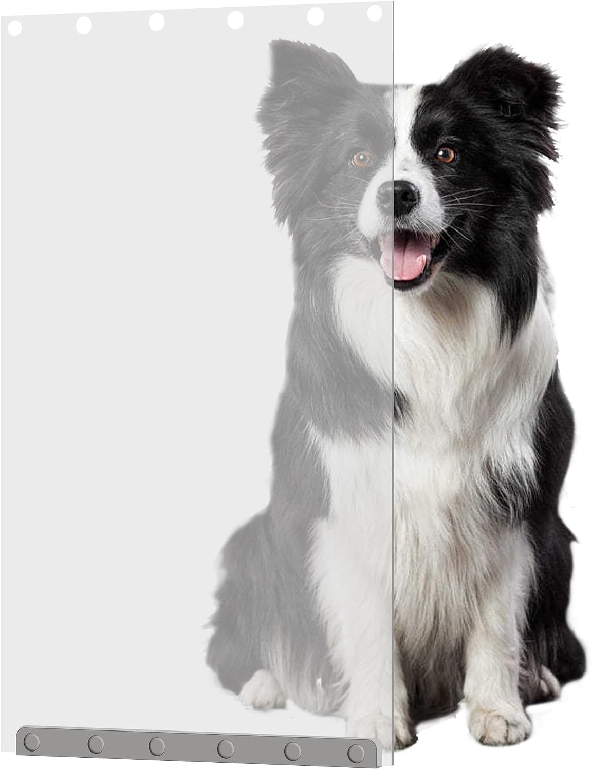 TonGass 10" x 18" Pet Door Flap Large Transparent Dog Door Flap - 1 / Extra Large