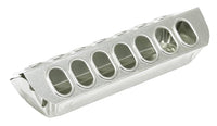Miller 12" Galvanized Slide Top Poultry Chicken Feeder Metal