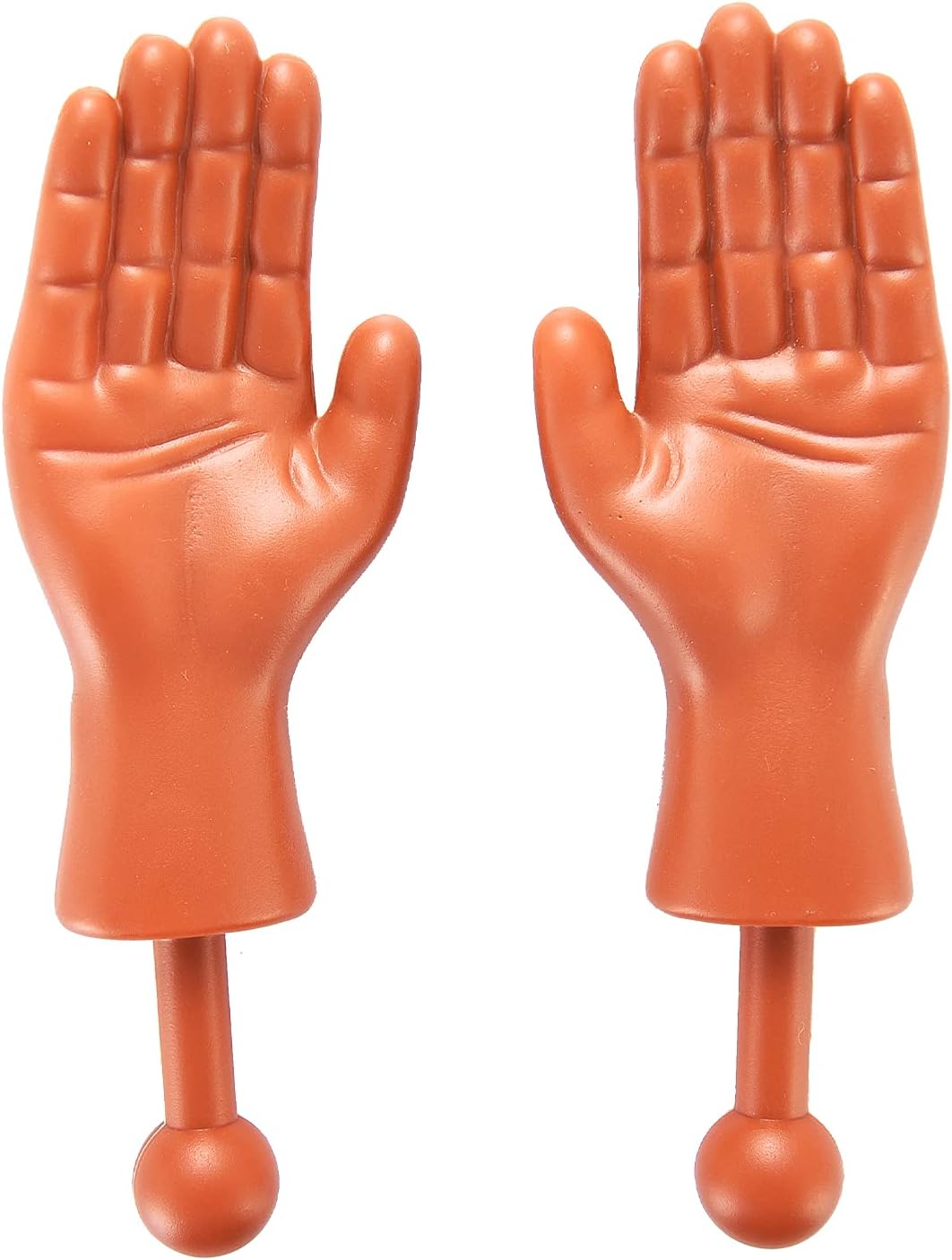 DR DINGUS Tiny Hands Original Little Small Mini Hand Stick Puppet – Fun for Kids & Family - 1 Pair (Dark) - image 3