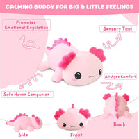 TOYSYM Weighted Stuffed Animals - Axolotl / Large - image 3