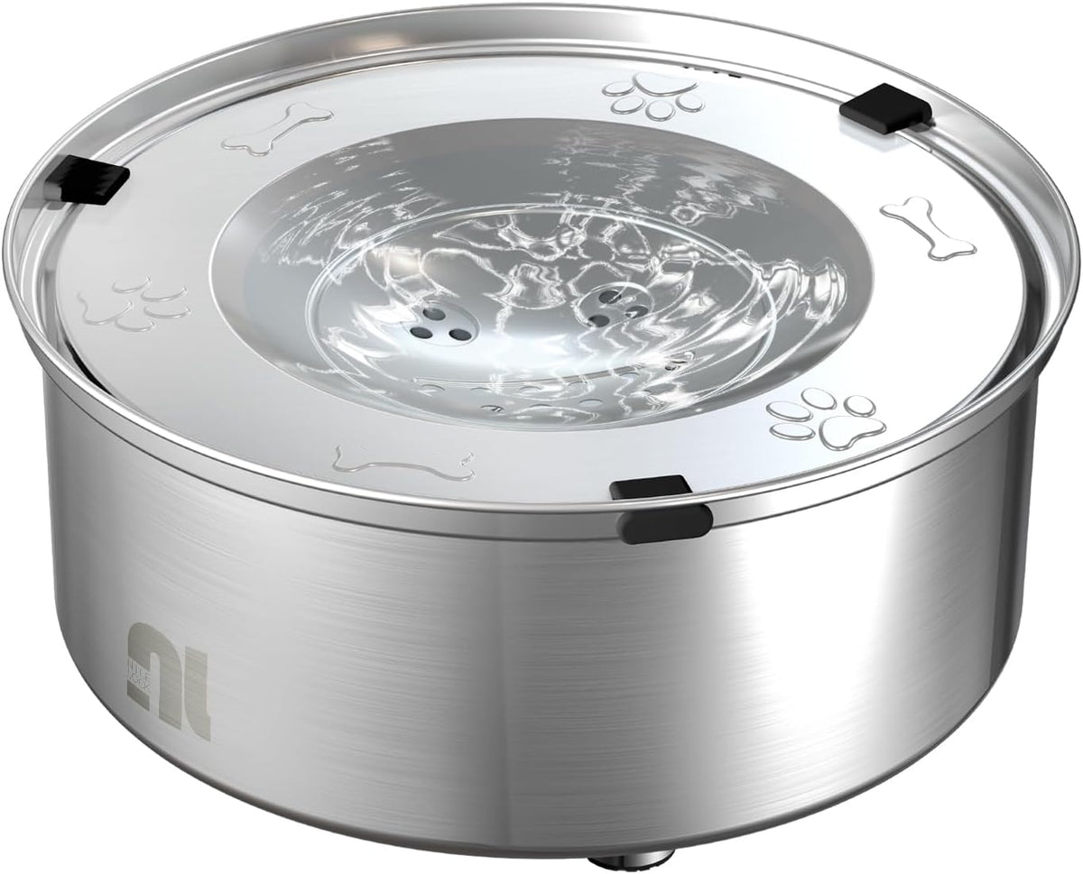 1L/0.26 Gallon Dog Water Bowl No Spill - 1 L