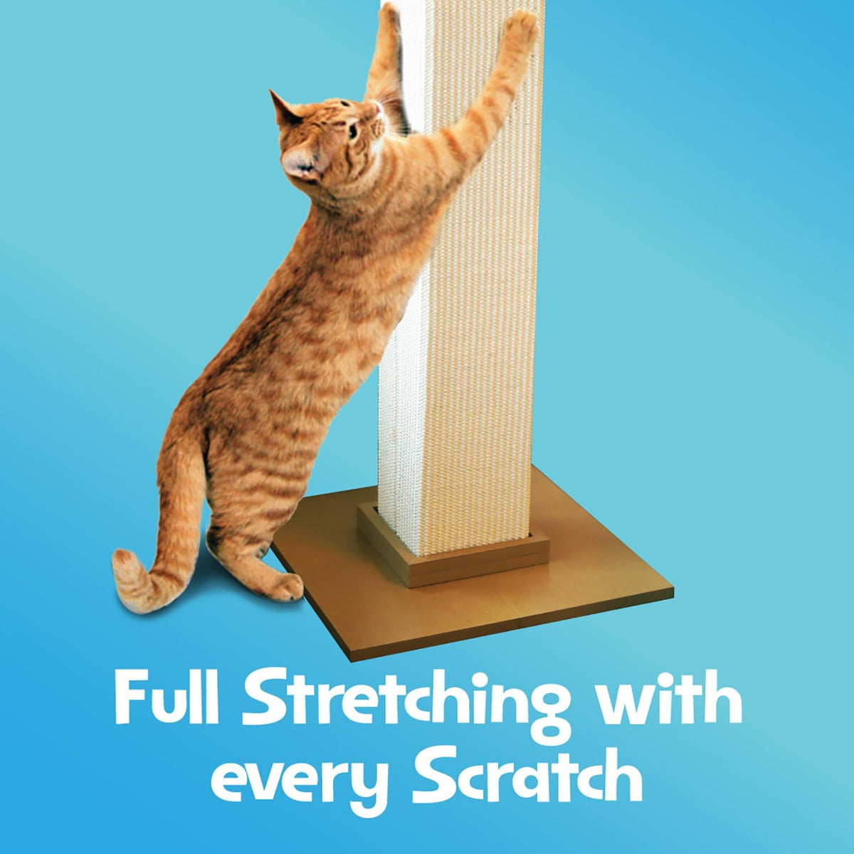 SmartCat Pioneer Pet Ultimate Scratching Post – Essentials for Cats - Beige - image 3