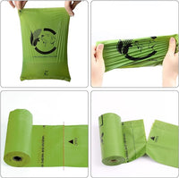 Certified Compostable Dog Poop Bags, 270 Count Landfill Friendly and Leakproof Waste Bags, Easy Open Unscented Forest Green Poop Bag for Dog, 15 Doggy Bags Per Roll (18 rolls)