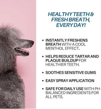 Dog Breath Freshener, 8 oz - Fights Plaque, Tartar & Bad Breath - Gentle Gum Care & pH Balance - Dog Dental Care for Cat and Dog - No-Brush Solution