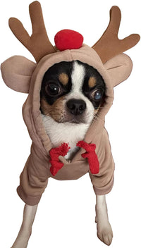 Dog Hoodie Basic Sweater Coat Cute - Elk / Small