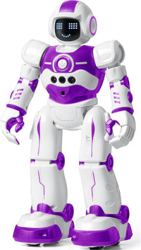 Robot Toys for Kids, Rechargeable Remote & Gesture Control Robots – Fun for Kids & Family - Purple