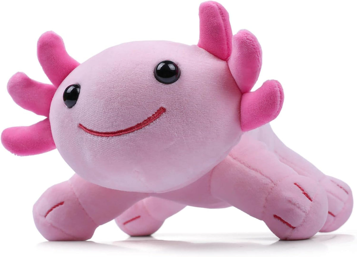 Axolotl Plush Toy, 10.8” Soft Cute Axolotl Stuffed Cotton Plush Pillow Kawaii Salamander Animal - Pink - image 3
