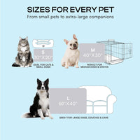 Luciphia Dog Cooling Mat, Q-MAX>0.5 Non-Slip Self-Cooling Pad for Pets – Essentials for Dogs - Light Grey / 30x40 inches - image 4