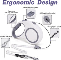 Retractable Dog Leash 20 FT Cord for Small Medium Dogs up to – Essentials for Dogs - White - image 2