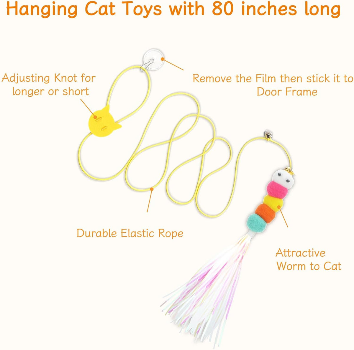 12PCS Interactive Kitten Toys - Suction Cup Toys - image 4