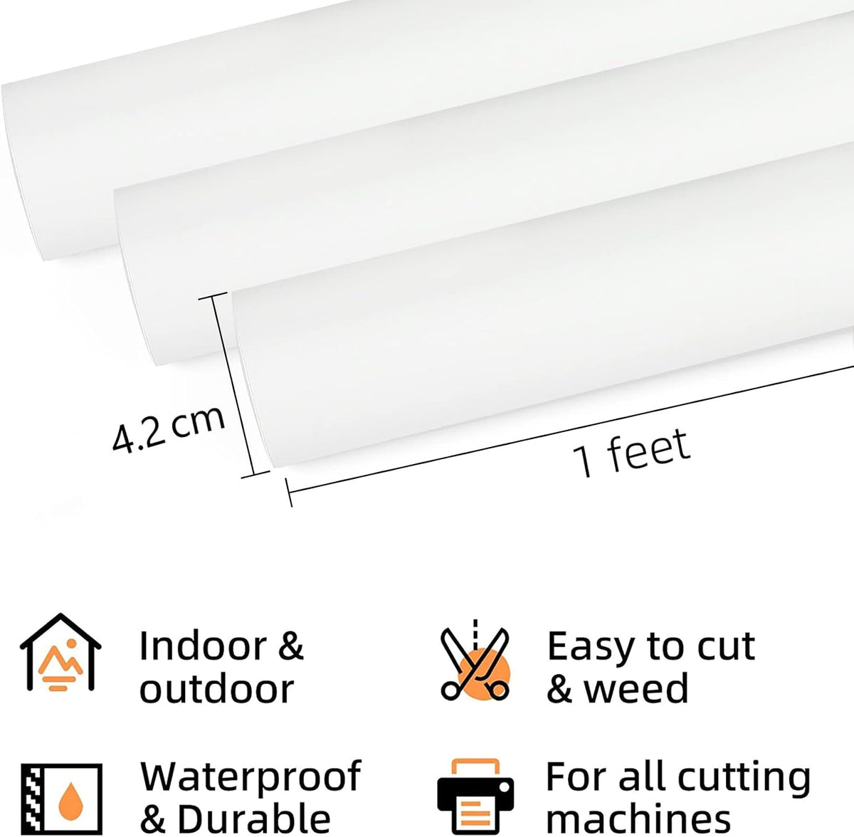 Prime Vinyl Permanent Vinyl - Matte White / 10FT - image 3