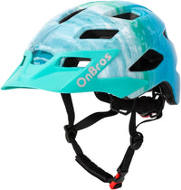 OnBros Kids Bike Helmet Boys Girls Youth Visor Adjustable 50-57CM – Fun for Kids & Family - A-OceanBlue-1 [HOT]