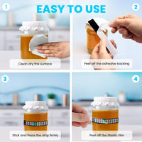 Horizontal Stick On Thermometer Strip - image 4