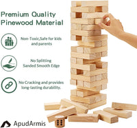 ApudArmis 60 Pcs Tumble Tower - Burlywood / M-Stack to 3.2 FT - image 2