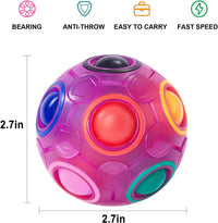 Vdealen Magic Rainbow Puzzle Ball - Purple - image 2
