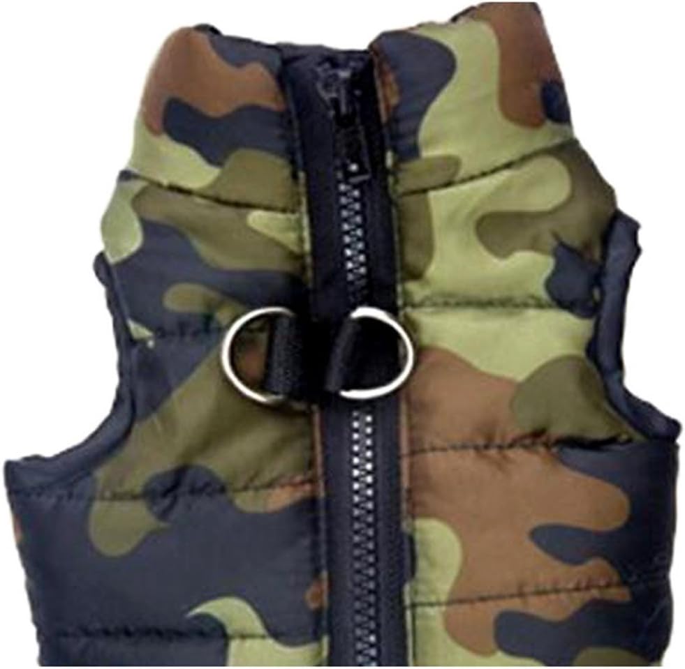 Winter Waterproof Windproof Dog Vest Coat - XS(Back:9.0", Chest:13.5", 3.0-5.0lbs) / Camouflage - image 2