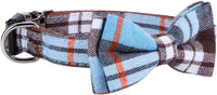 Faleela Soft &Comfy Bowtie Dog Collar - Small (Pack of 1) / Blue - image 3