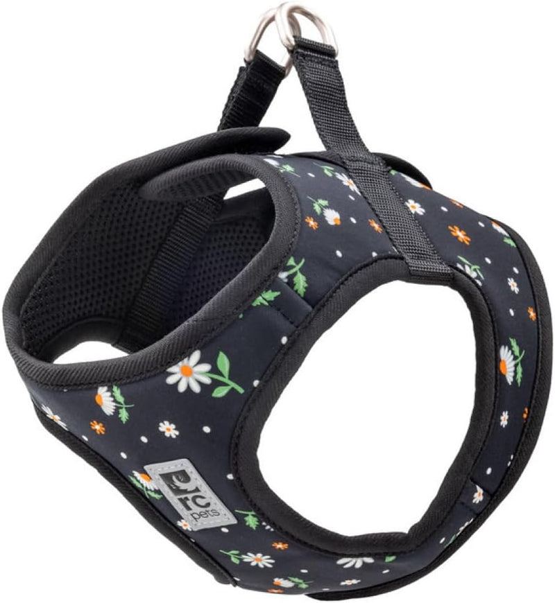 RC Pet Products Cirque Soft Walking Step-in Dog Harness - Daisies / X-Large