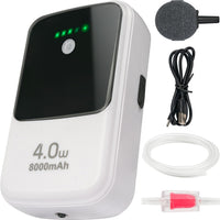 Rechargeable Aerator Portable Fish Bait Bucket Aquarium Air Pump – Essentials for Fish - 8000mAh
