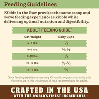 Primal Kibble in The Raw, Freeze Dried Cat Food, Chicken, Scoop & Serve, Made with Raw Protein, Whole Ingredient Nutrition, Crafted in The USA, Dry Cat Food, 64 Ounce (4 lb) Bag