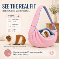 Cat Sling Carrier for Cats and Kittens - Pink-Large - image 2
