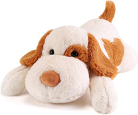 meowtastic Dog Weighted Stuffed Animals, Plush Pillow for Kids – Fun for Kids & Family - Brown & White Dog / Large / Dog