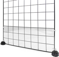 12 Pcs Cage Guard 13.8"x4.7" with Zip Ties Scatter Guard Clear – Essentials for Small Pets - 13.8" x 4.7" (12 PCS, 4 Holes) - image 3