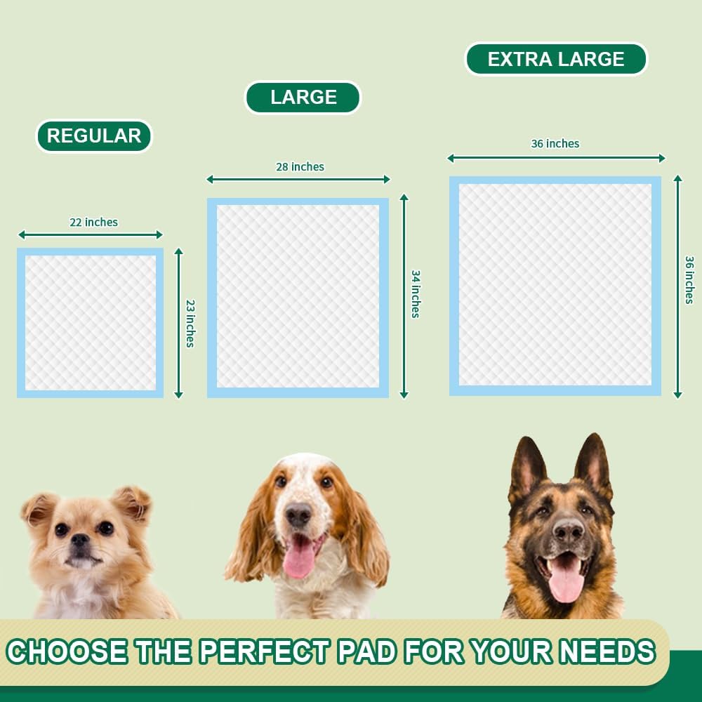 100 Count Large Dog & Cat Puppy Pee Pads - 22" x 23" (50 Count) - image 2