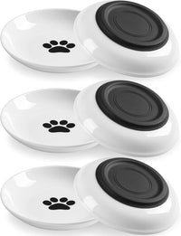 No Spill Cat Bowls, Cat Food Bowl - Shallower-6 Pack