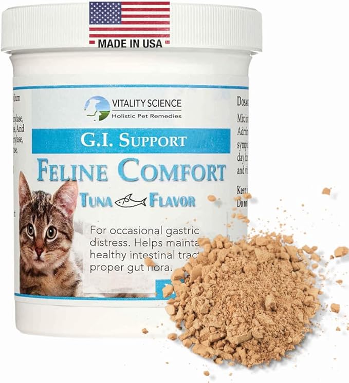 Feline Comfort for Cats | Maintains a Healthy Intestinal Tract and Proper Gut Flora | Restores Gastric Stability | for Vomiting and Diarrhea | 100% Additive Free (Beef, 220g)