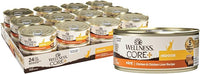 Wellness CORE+ Indoor Pate Adult Wet Cat Food, Natural, Protein-Rich, Grain Free, 5.5 Ounce, 24 Pack (Chicken & Chicken Liver)