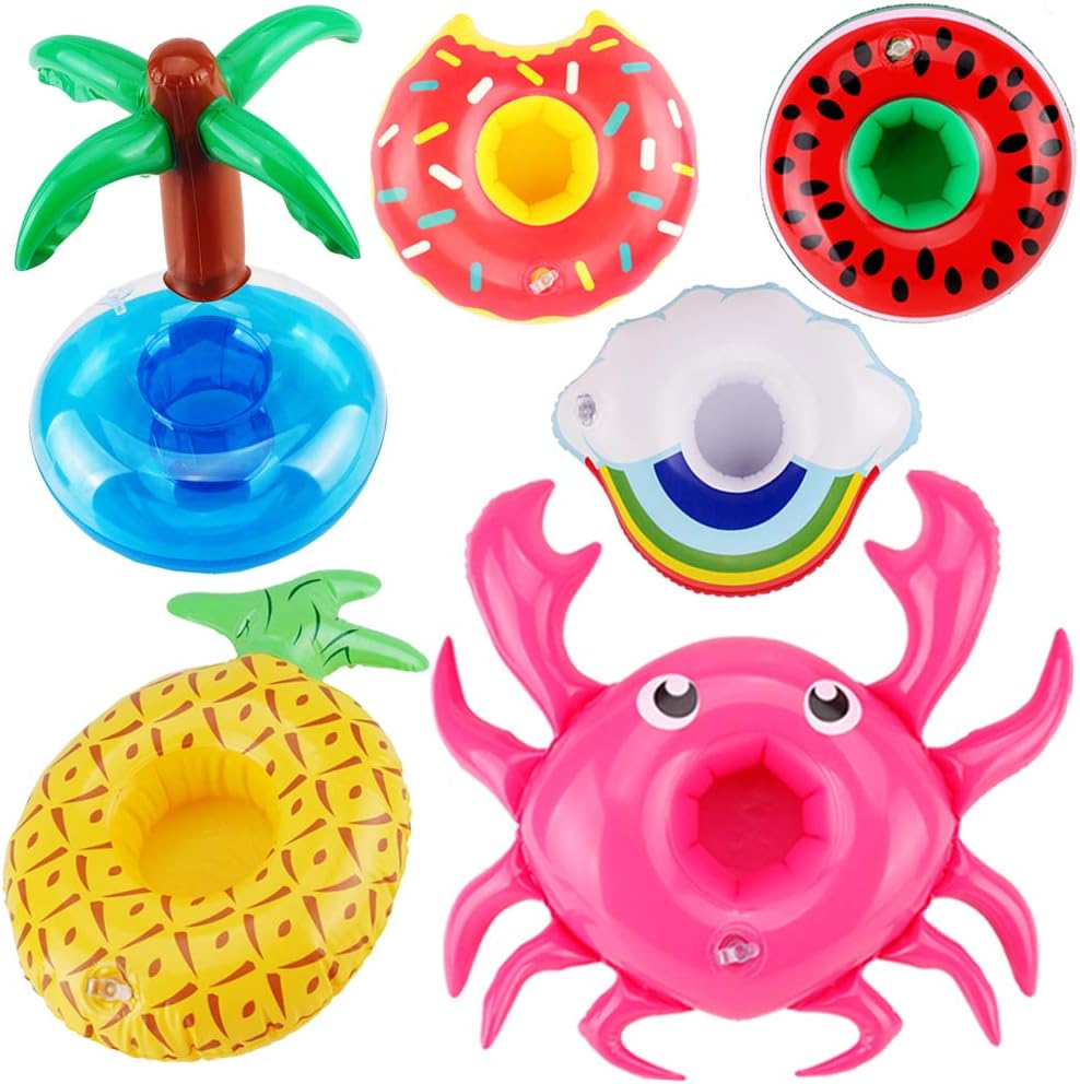 E-TING 5 pack inflatable doll swim ring floats for 11.5 inch dolls - view 2