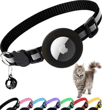 Airtag Cat Collar Breakaway - Black