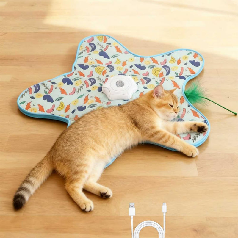 Rechargeable Automatic Cat Toy - Yellow