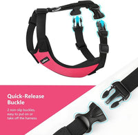 Dog Seat Belt, Safety Vest Dog Car Harness with Adjustable Buckle Dog Seat Belt for Vehicle Nylon Pet Safety Seat Belts Heavy Duty(XXL, Magenta)