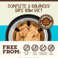 Primal Freeze Dried Raw Cat Food Nuggets Chicken & Salmon, Complete & Balanced Meal or Topper, Premium, Healthy, Grain Free, High Protein Raw Cat Food with Probiotics (14 oz)