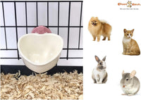 Patented Removable Heart Shaped Food Bowl - Pink - image 3