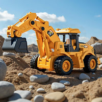 YySiRui 16 inch bulldozer toy with movable blade and rubber tires - view 7