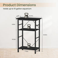 Snughome 10-20 Gallon Fish Tank Stand - Black / 10 Gal-3 Tier - image 3