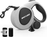 4-in-1 Retractable Dog Leash with LED Light & Dispenser & Poop Bags – Essentials for Dogs - Large - Without Light