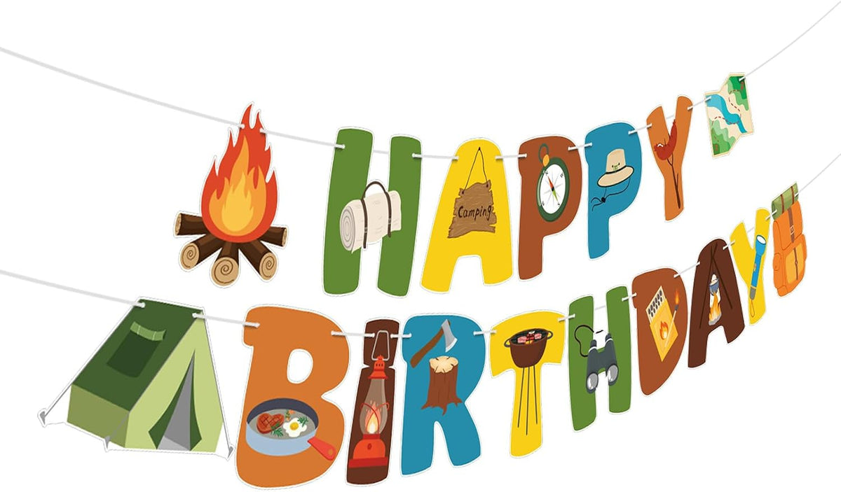 Hxezoc fire truck happy birthday banner with 14 paper flags and 2 fire engine flags - view 9