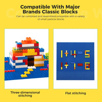 Etarnfly multicolored building baseplates, 10 x 10 inch, 8 pack - view 23