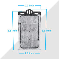 DaToo aquarium filter cartridges for the DTF-01, double-sided cotton with activated carbon - view 2