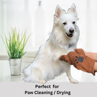 Penny & Niko Microfiber Pet Towel Mitts - Standard - 4 pack / Brown - image 2