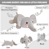 TOYSYM Weighted Stuffed Animals - Elephant / Medium - image 4