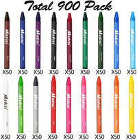 Madisi Crayon Bulk pack, Regular Size, 18 Colors - image 2
