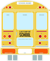 Canopy Street first and last day of school dry erase sign set in notebook design, 10 x 12 inches - view 11