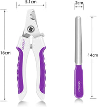 6" Dog Nail Clippers for Small - Purple - image 2