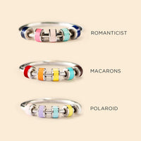 STORYJEWELLERY daughter spinner ring, silver fidget ring with message card - view 8
