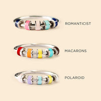 STORYJEWELLERY daughter fidget spinner ring in silver with a heartfelt message card - view 8